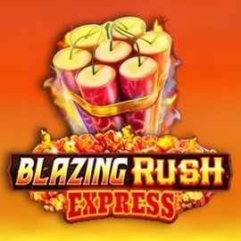 Blazing Rush Express logo by AreaVegas Slotobit Casino