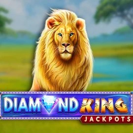 Official Jackpots logo: Diamond King Jackpots by SpinPlay Games at Slotobit Casino