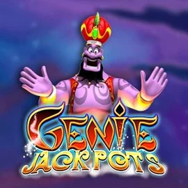 Genie Jackpots by Blueprint Gaming, showcased at slotobits.de – game logo