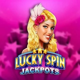 Lucky Spin Jackpots slot logo by Novomatic at Slotobit Casino