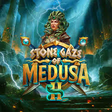 Stone Gaze of Medusa 2 slot logo by Stakelogic at Slotobit Casino